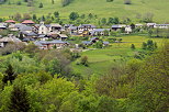 Image of Bellecombe en Bauges village at springtime