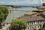 Photo de ponts sur le Rhône à Tournon sur Rhône