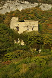Photo du château d'Arcine en automne - Haute Savoie
