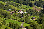 Image du hameau de la Chèvrerie à Bellevaux en Haute Savoie