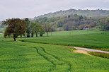 Image d'un paysage rural près de Sillingy en Haute Savoie