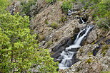 Photo de cascade au printemps dans le ruisseau de Boulin - Massif des Maures