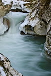 Photo du torrent du Fornant en hiver