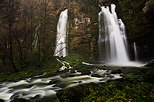 Photo des cascades du cirque rocheux des Gorges du Flumen - Jura