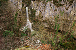 Image of Barbannaz waterfall after the winter rain
