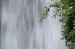Image of the water curtain in Dorches waterfall