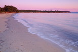 Photo de la plage de Péllegrin au crépuscule - La Londe les Maures