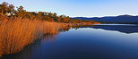 photo panoramique du lac des escarcets