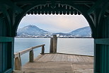 Photo de l'embarcadère du port de Menthon Saint Bernard sur le lac d'Annecy