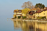Image of houses in Nernier on Geneva lake